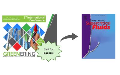 New Opportunity to Submit Your Research: Call for Papers Open for the Special Issue from The Journal of Supercritical Fluids of the 3rd GREENERING International Conference 2025