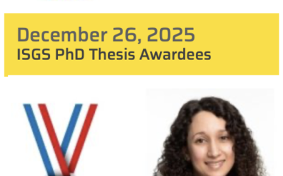 Ana Iglesias Mejuto gets the 2nd prize of the ISGS PhD Thesis Award 2024